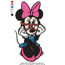 Minnie Mouse 48 Embroidery Designs